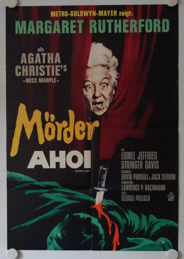Mörder ahoi originales deutsches Filmplakat